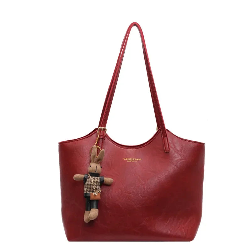 Emma Women’s Tote Bag – Vintage Vegan Leather Shoulder Bag with Spacious Design