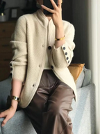 Lucille Women’s Cashmere Cardigan – Soft Button-Up Knitwear with Elegant Fit