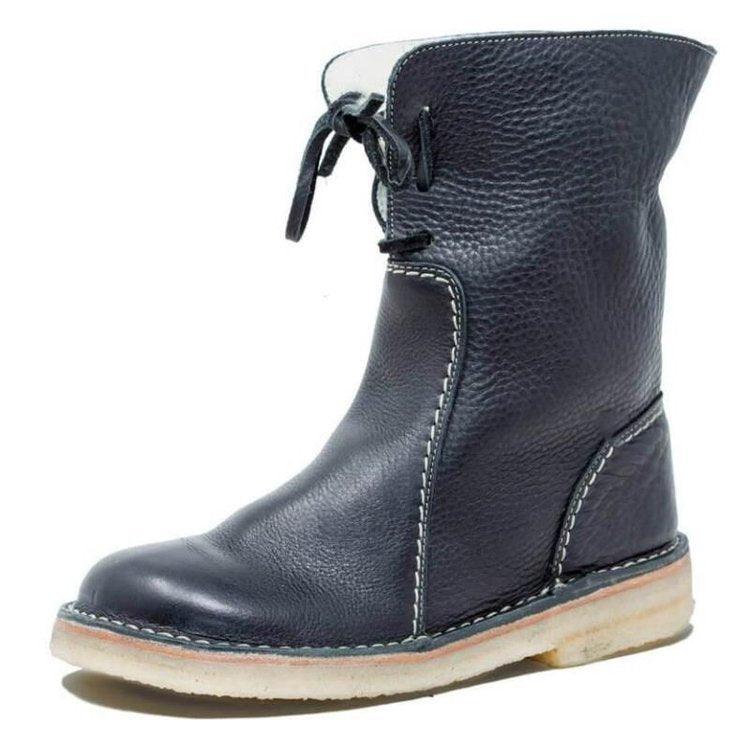 Emersyn Women’s Winter Boots – Waterproof Heated Boots with Wool Lining & Stable Heel