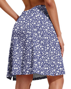Layla Women’s Athletic Skort – Knee-Length Tennis Skirt with Shorts & Pockets