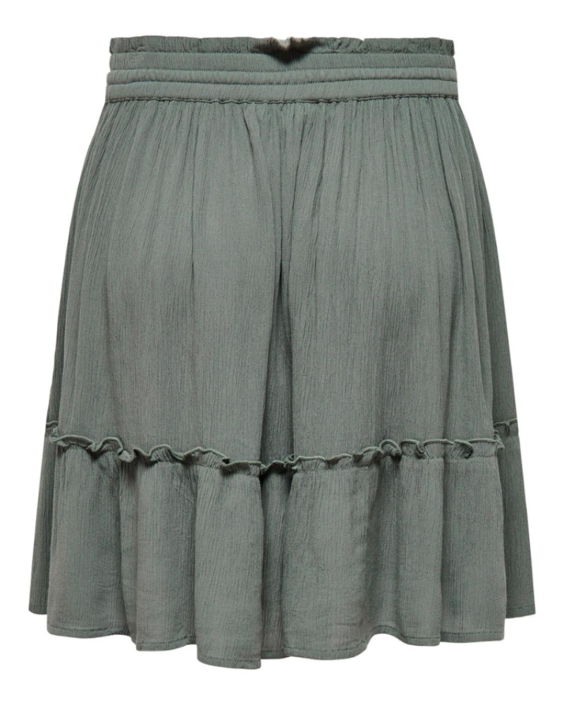 Ruby Women’s Mini Skirt – A-Line Viscose Skirt with Drawstring Waist