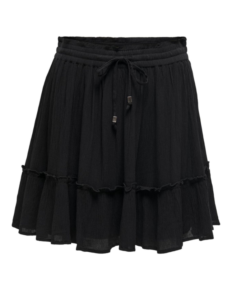 Ruby Women’s Mini Skirt – A-Line Viscose Skirt with Drawstring Waist