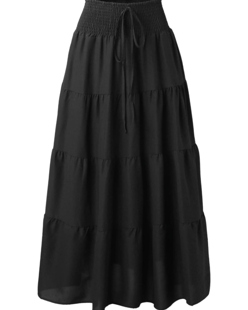 Amelia Women's 2-in-1 Maxi Dress – Bohemian Halter Style with Elastic Waist