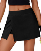 Maya Women’s Tennis Skort – High Waist Athletic Skirt with Shorts & Pockets