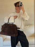 Celine Women’s Crossbody Bag – Elegant Premium Leather Shoulder Bag with Pockets
