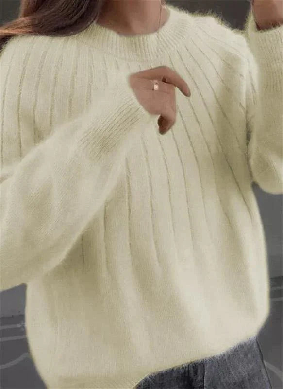 Sofie Women’s Cashmere Sweater – Premium Soft Knit Jumper for Autumn & Winter