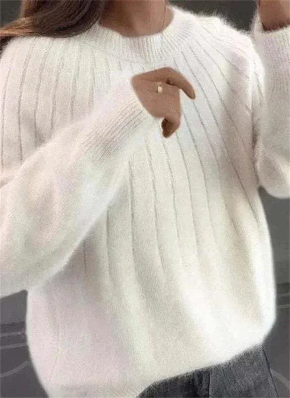 Sofie Women’s Cashmere Sweater – Premium Soft Knit Jumper for Autumn & Winter