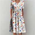 Ulla Women’s Summer Dress – Breathable Cotton Midi Dress with Elegant Flowy Fit