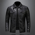 Robert Men’s Leather Jacket – Premium Slim Fit Jacket with Timeless Classic Style