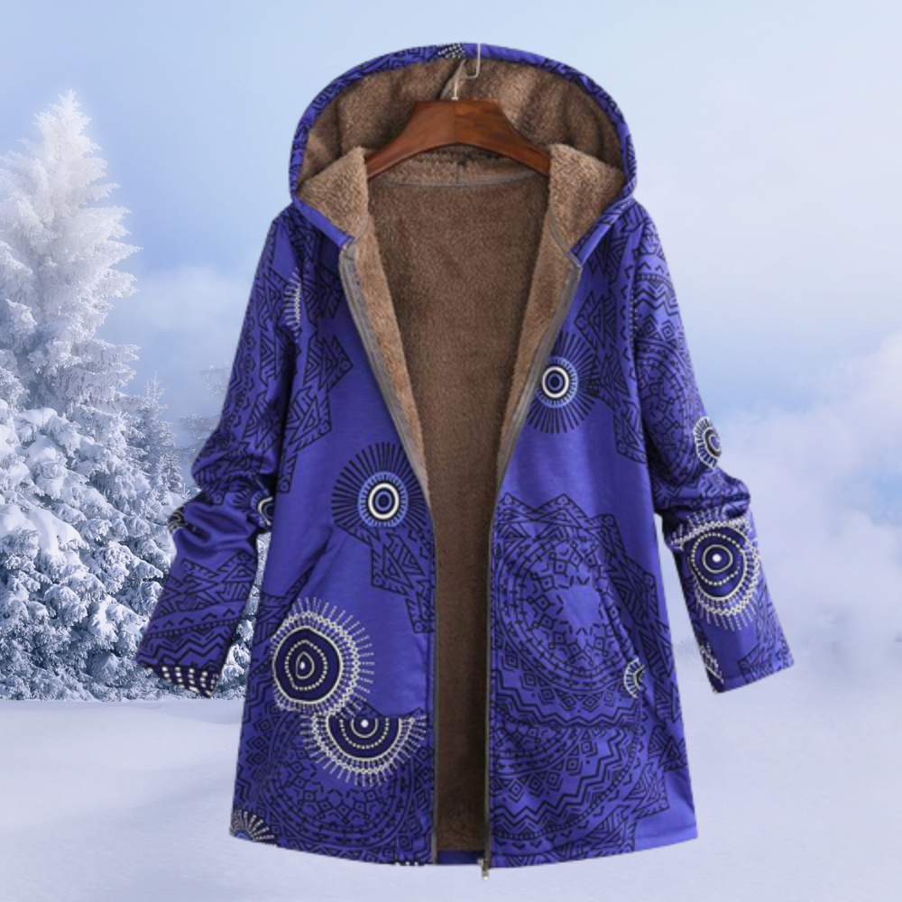 Cleo Women’s Hooded Jacket – Warm Soft Casual Coat for Everyday Winter Comfort