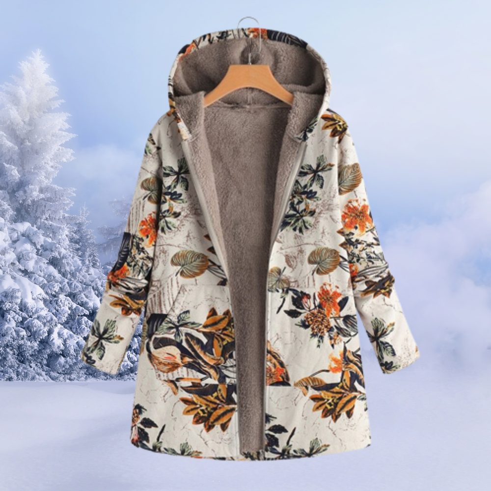 Cleo Women’s Hooded Jacket – Warm Soft Casual Coat for Everyday Winter Comfort