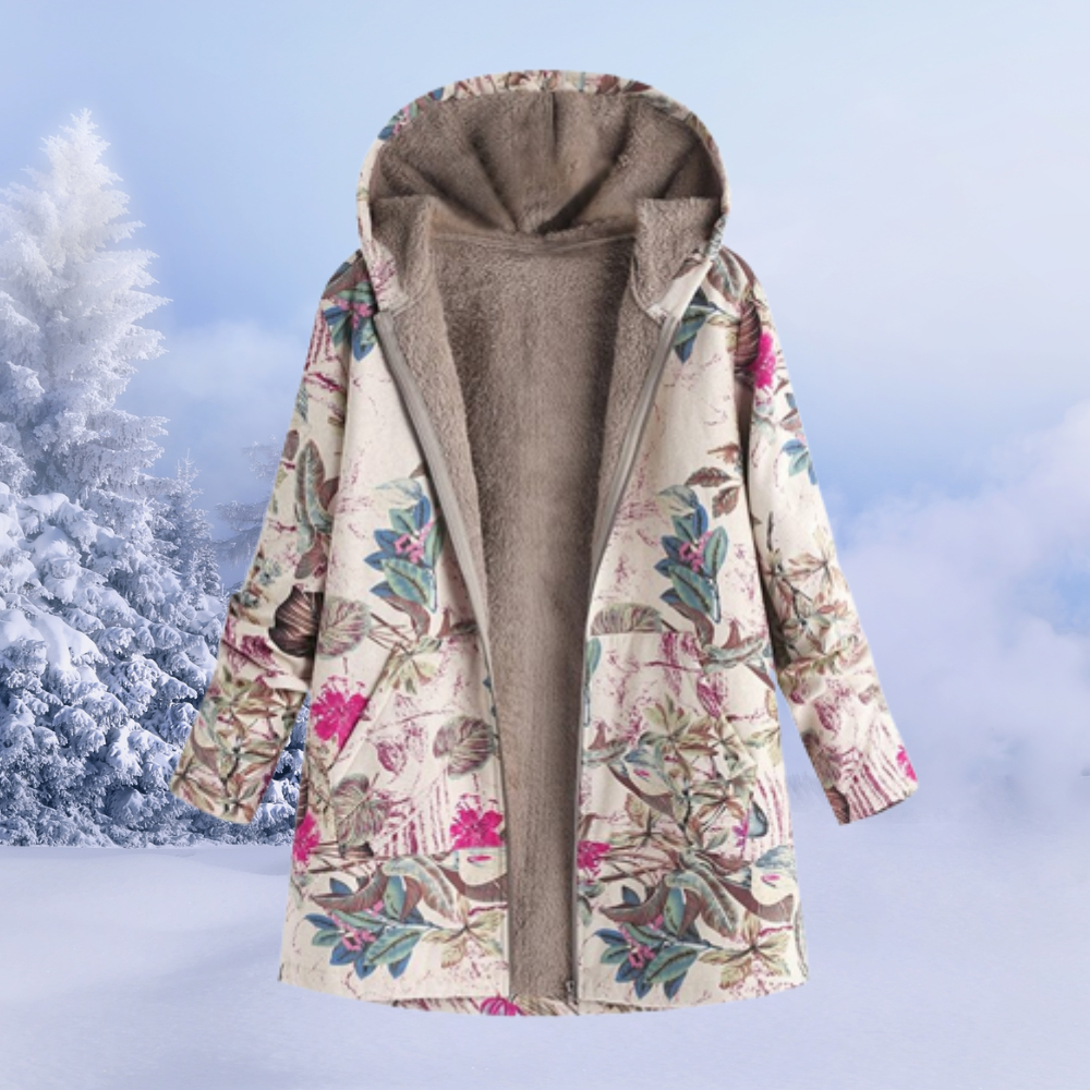 Cleo Women’s Hooded Jacket – Warm Soft Casual Coat for Everyday Winter Comfort