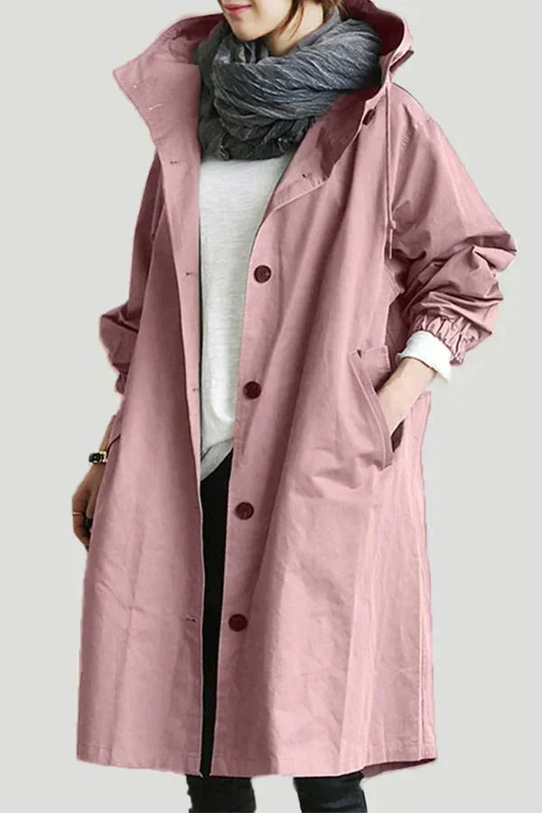 Elizabeth Women’s Waterproof Rain Coat – Breathable Hooded Urban Jacket