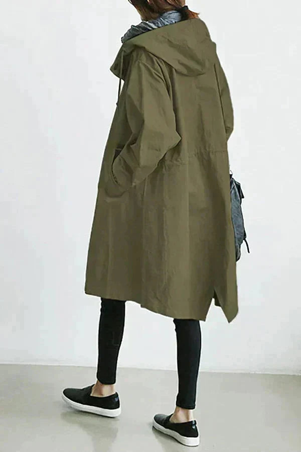 Elizabeth Women’s Waterproof Rain Coat – Breathable Hooded Urban Jacket