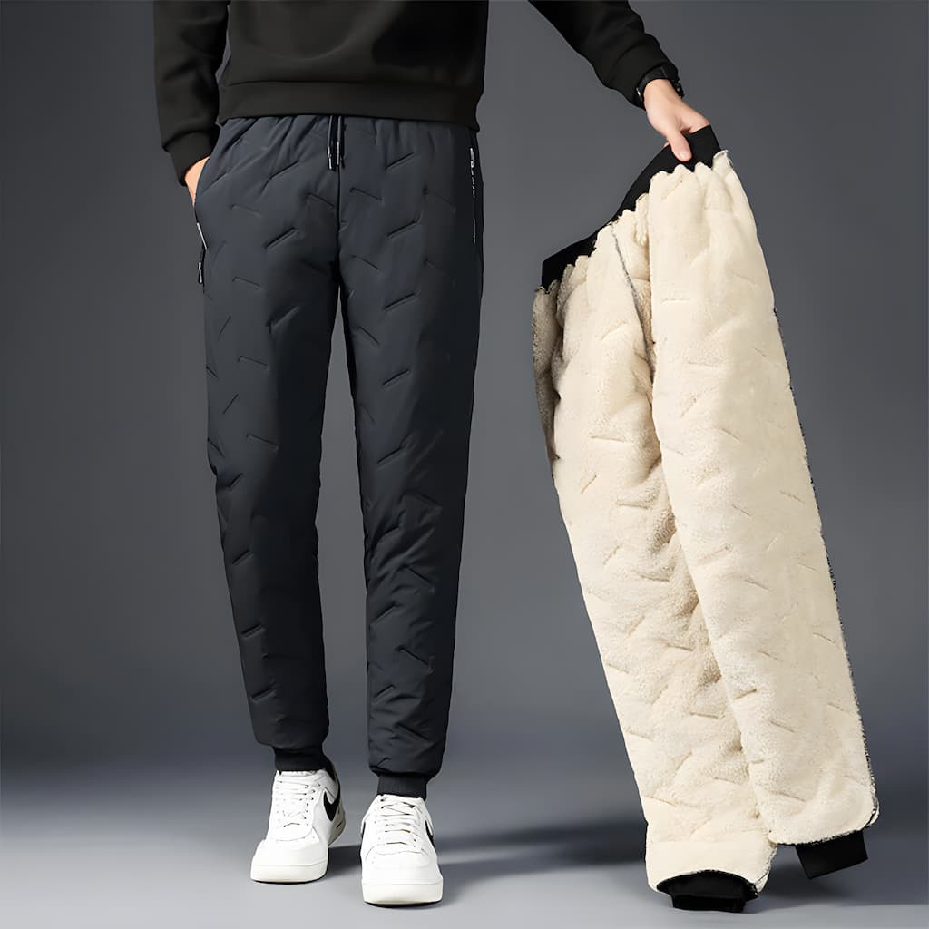 Leila Women’s Thermal Trousers – Waterproof Sherpa-Lined Winter Pants with Zip Pockets