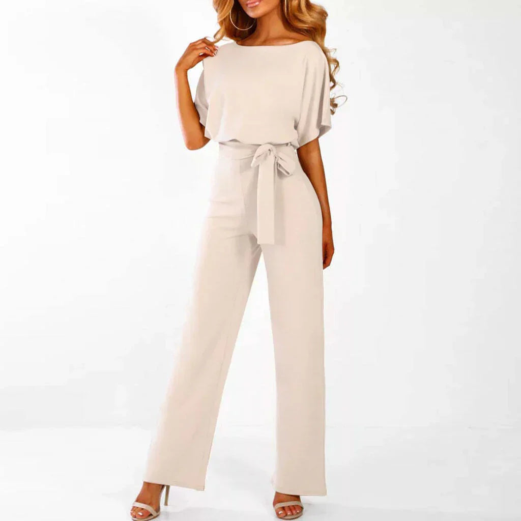 Sophia Women’s Elegant Jumpsuit – Minimalist One-Piece with Comfortable Regular Fit