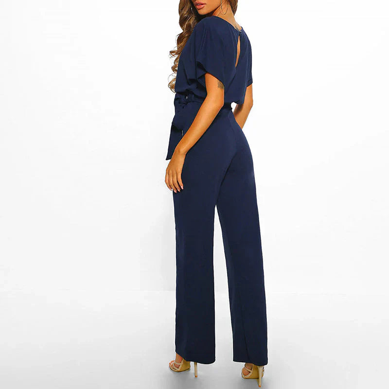Sophia Women’s Elegant Jumpsuit – Minimalist One-Piece with Comfortable Regular Fit