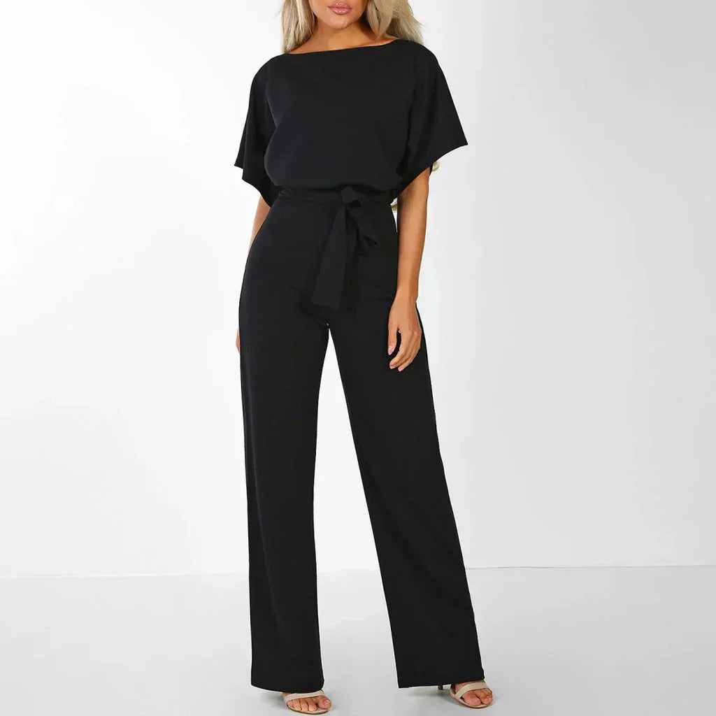 Sophia Women’s Elegant Jumpsuit – Minimalist One-Piece with Comfortable Regular Fit