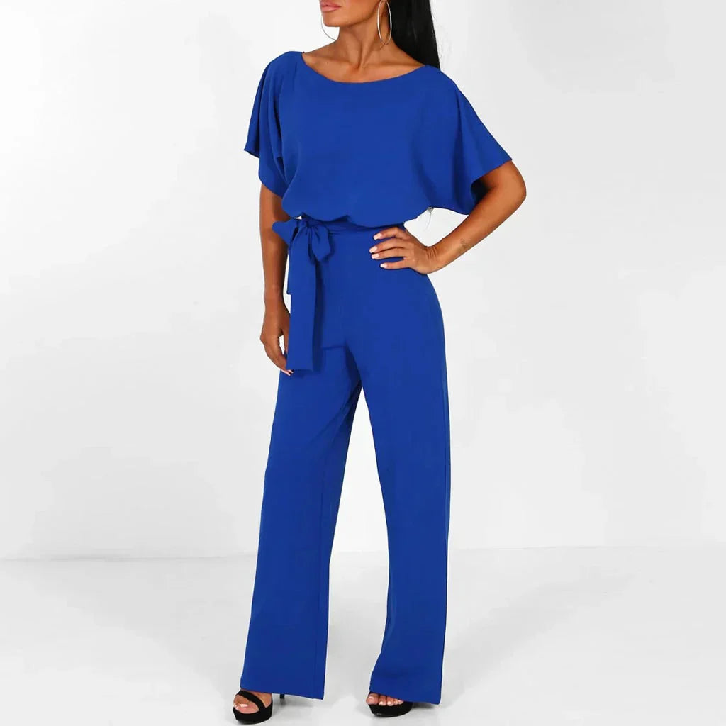 Sophia Women’s Elegant Jumpsuit – Minimalist One-Piece with Comfortable Regular Fit