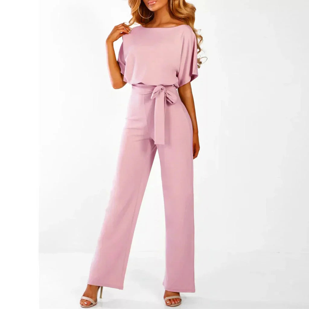 Sophia Women’s Elegant Jumpsuit – Minimalist One-Piece with Comfortable Regular Fit