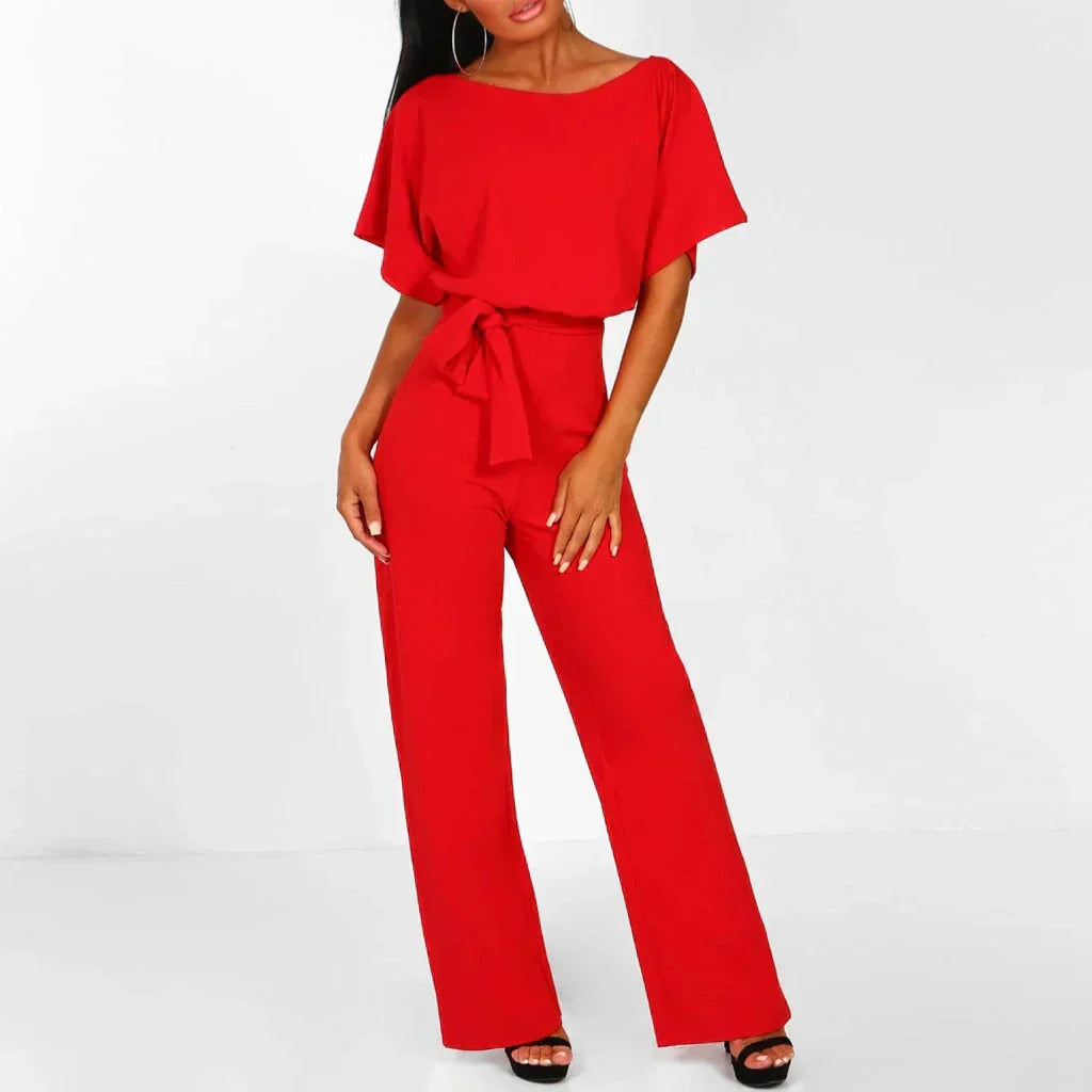 Sophia Women’s Elegant Jumpsuit – Minimalist One-Piece with Comfortable Regular Fit