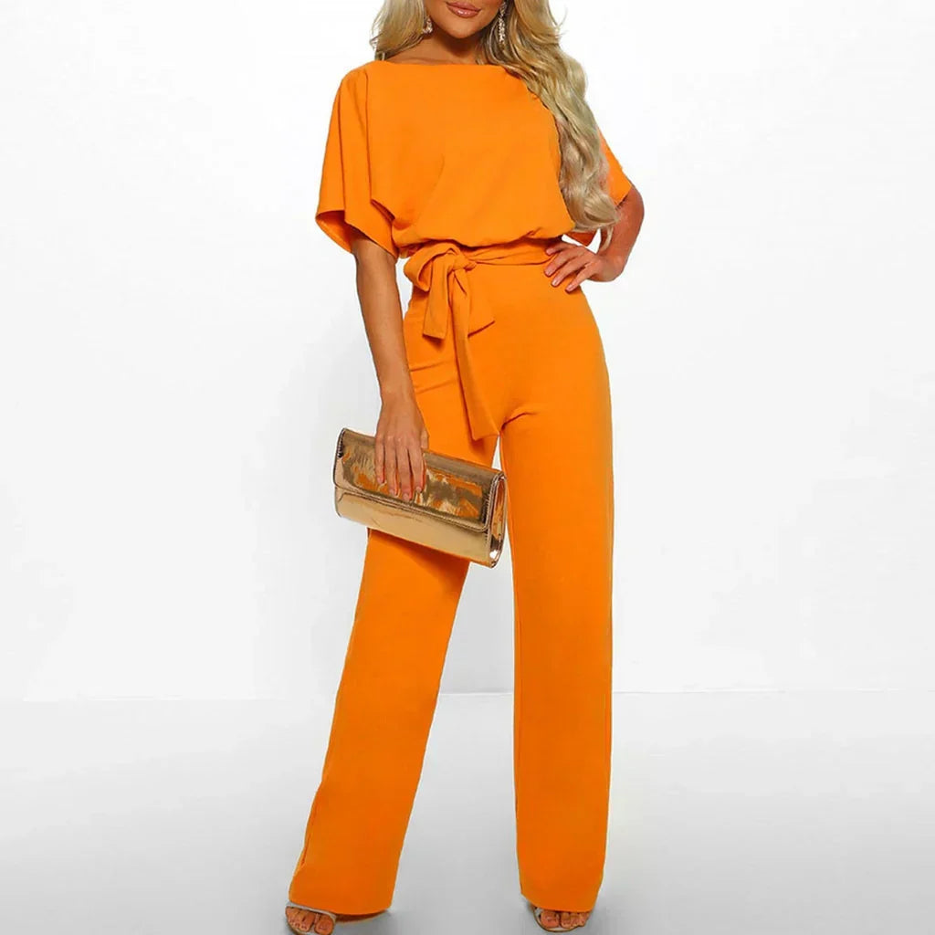 Sophia Women’s Elegant Jumpsuit – Minimalist One-Piece with Comfortable Regular Fit