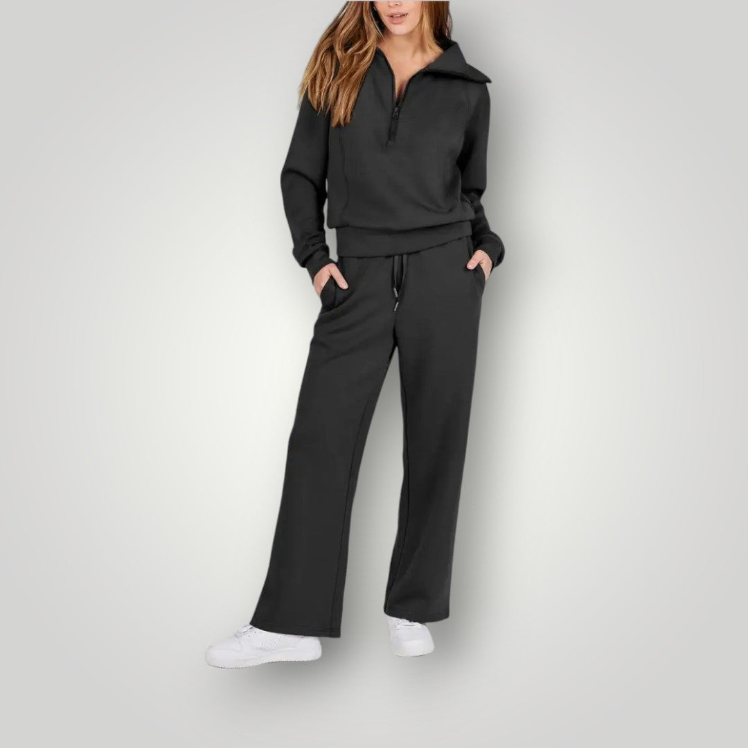 Lilou Women’s Lounge Set – Soft Oversized Tracksuit with Matching Joggers