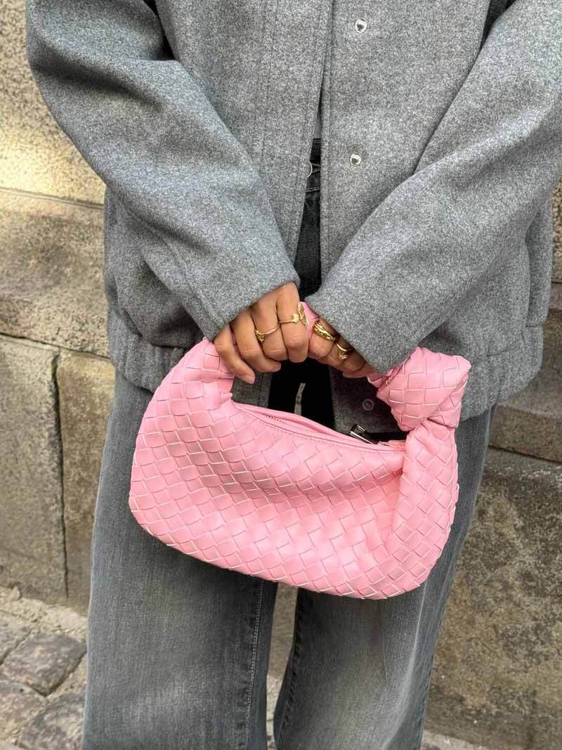 Sophia Women’s Mini Woven Bag – Elegant Handwoven Crossbody Bag for Daily & Evening Use