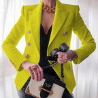 Hailey Women’s Elegant Blazer – Tailored Long Sleeve Jacket for Office & Casual Wear
