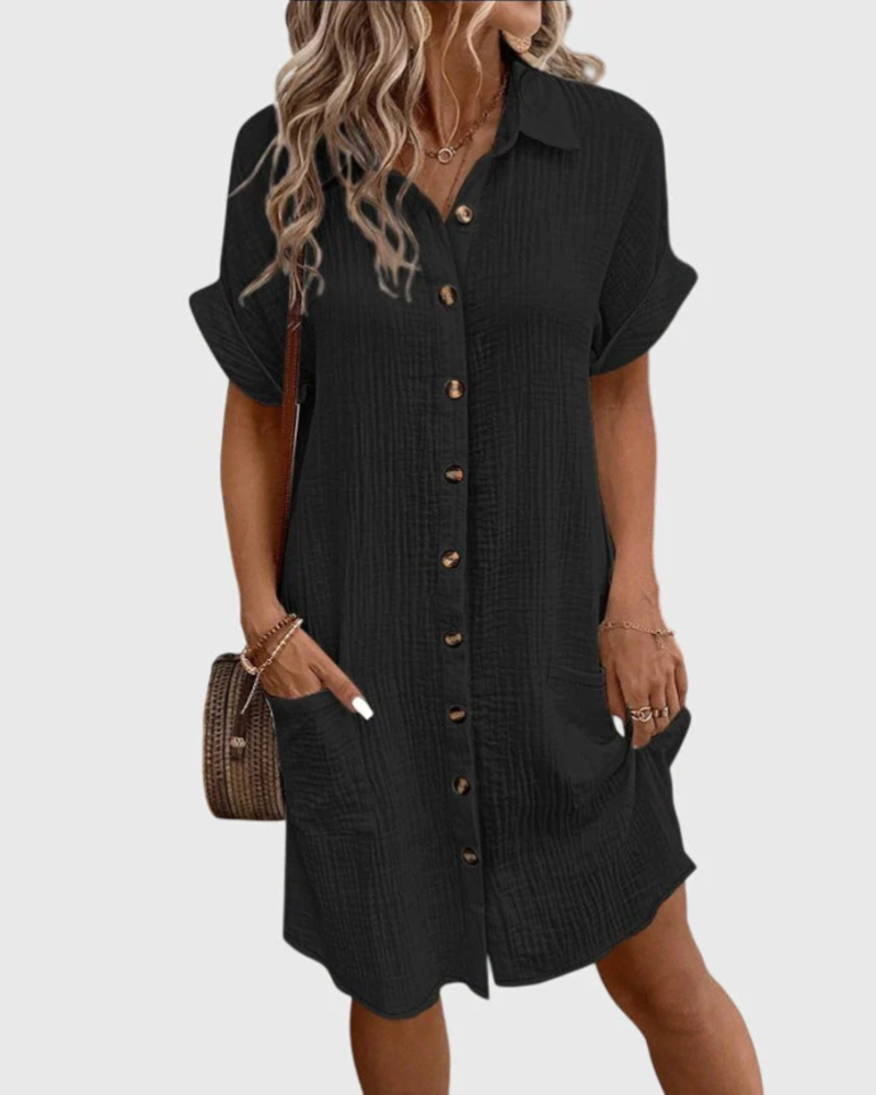 Noelle Women’s Summer Dress – Lightweight Flowy Casual Elegant Dress