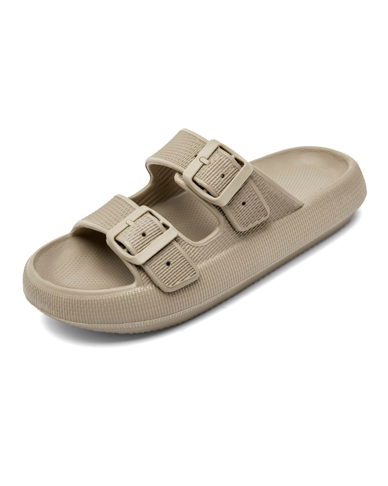 Skylar Women’s Cloud Slides – Adjustable EVA Shower Sandals with Thick Sole