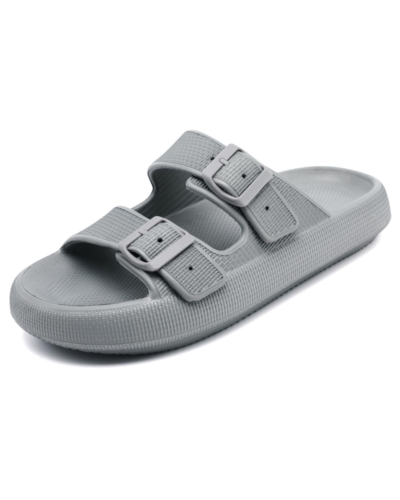Skylar Women’s Cloud Slides – Adjustable EVA Shower Sandals with Thick Sole