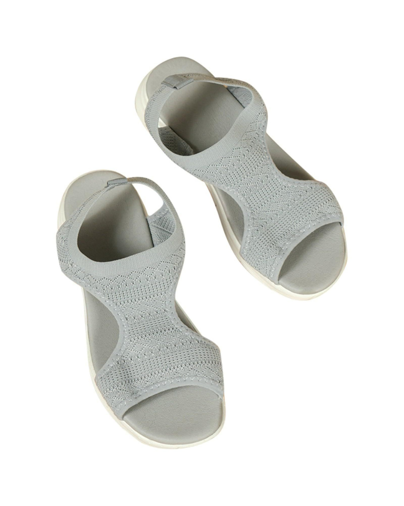Juliana Women’s Comfort Sandals – Wide Fit Mesh Slingback with Soft Footbed