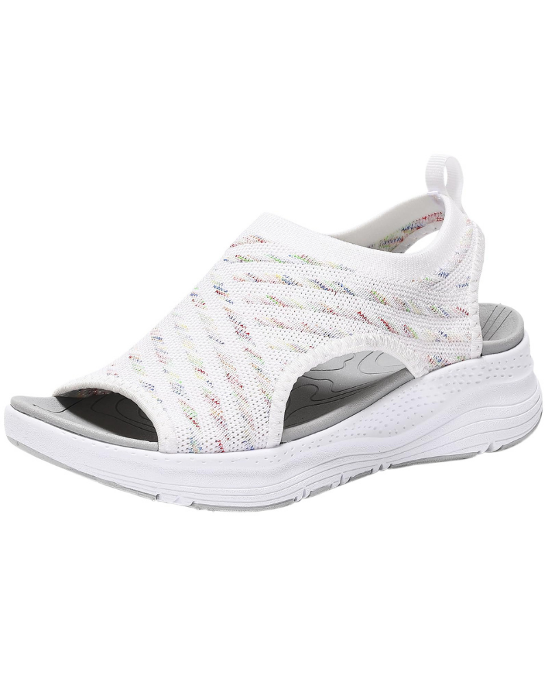 Sabrina Women’s Slingback Sandals – Washable Mesh Platform Sandals with Non-Slip Sole