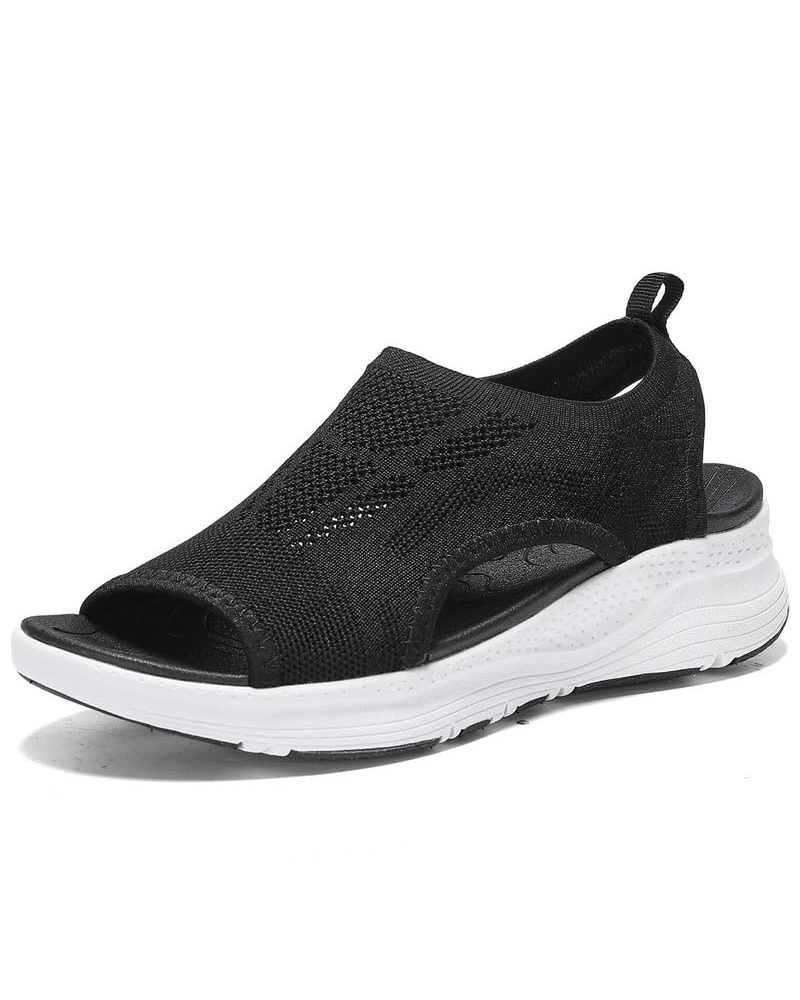 Sabrina Women’s Slingback Sandals – Washable Mesh Platform Sandals with Non-Slip Sole