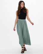 Isla Women’s Maxi Skirt – Plain Pleated Viscose Skirt