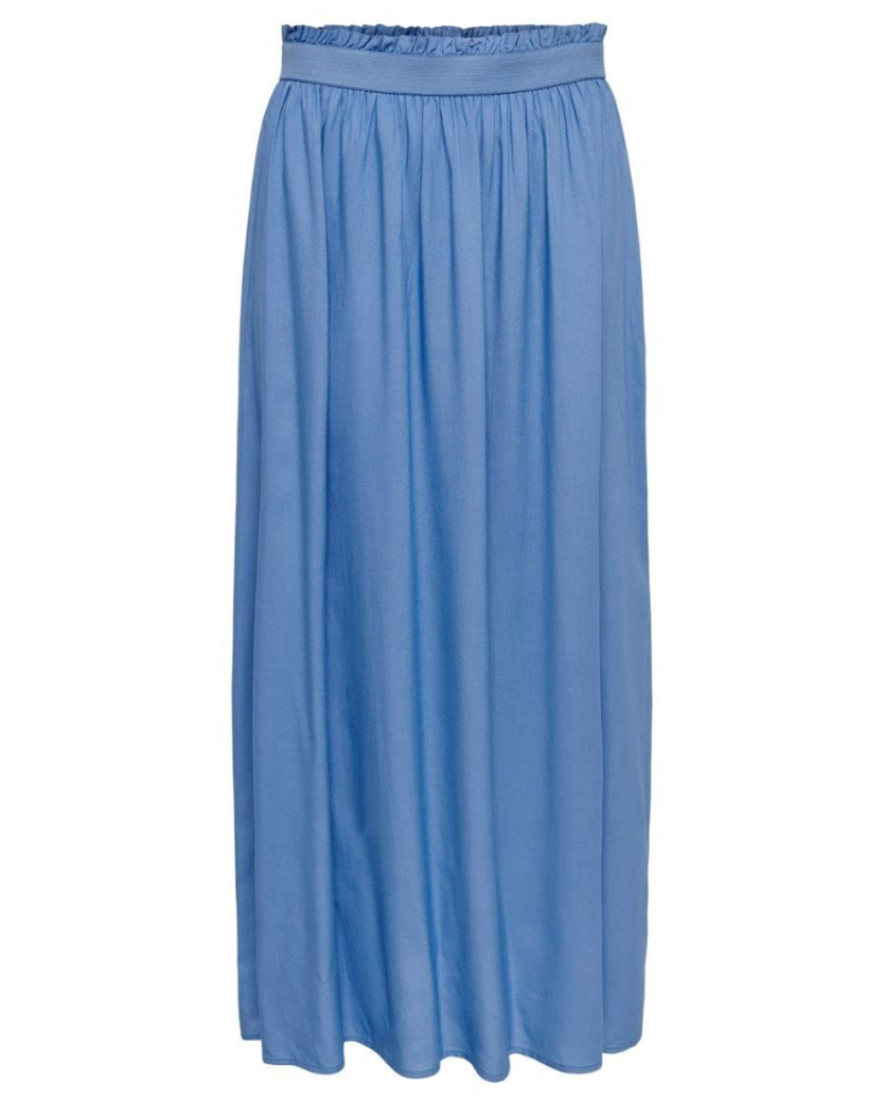 Isla Women’s Maxi Skirt – Plain Pleated Viscose Skirt