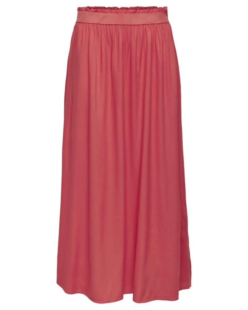 Isla Women’s Maxi Skirt – Plain Pleated Viscose Skirt