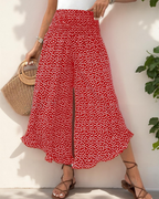 Vivian Women's Palazzo Pants – High Waist Wide Leg Summer Beach Trousers