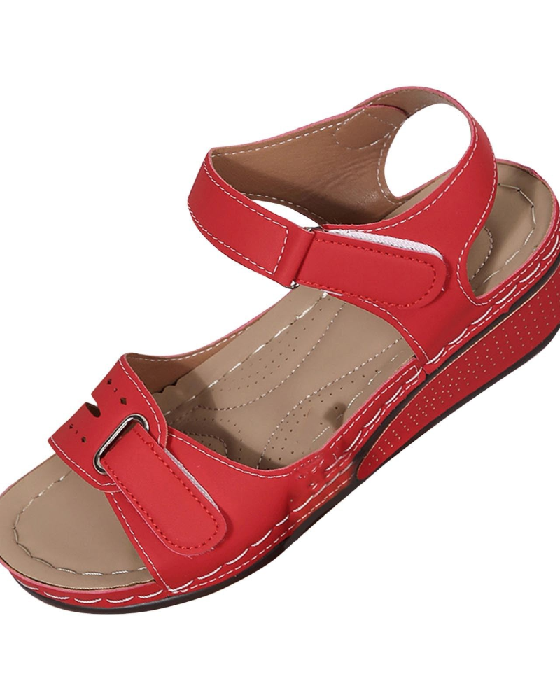 Brooklyn Women's Platform Sandals – Arch Support Open Toe Walking Sandals