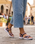 Sadie Women’s Outdoor Sandals – Adjustable Lycra Sandals with EVA Rubber Sole