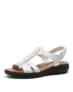 Amiel Women's Comfort Sandals – Adjustable Lightweight Flat Walking Sandals