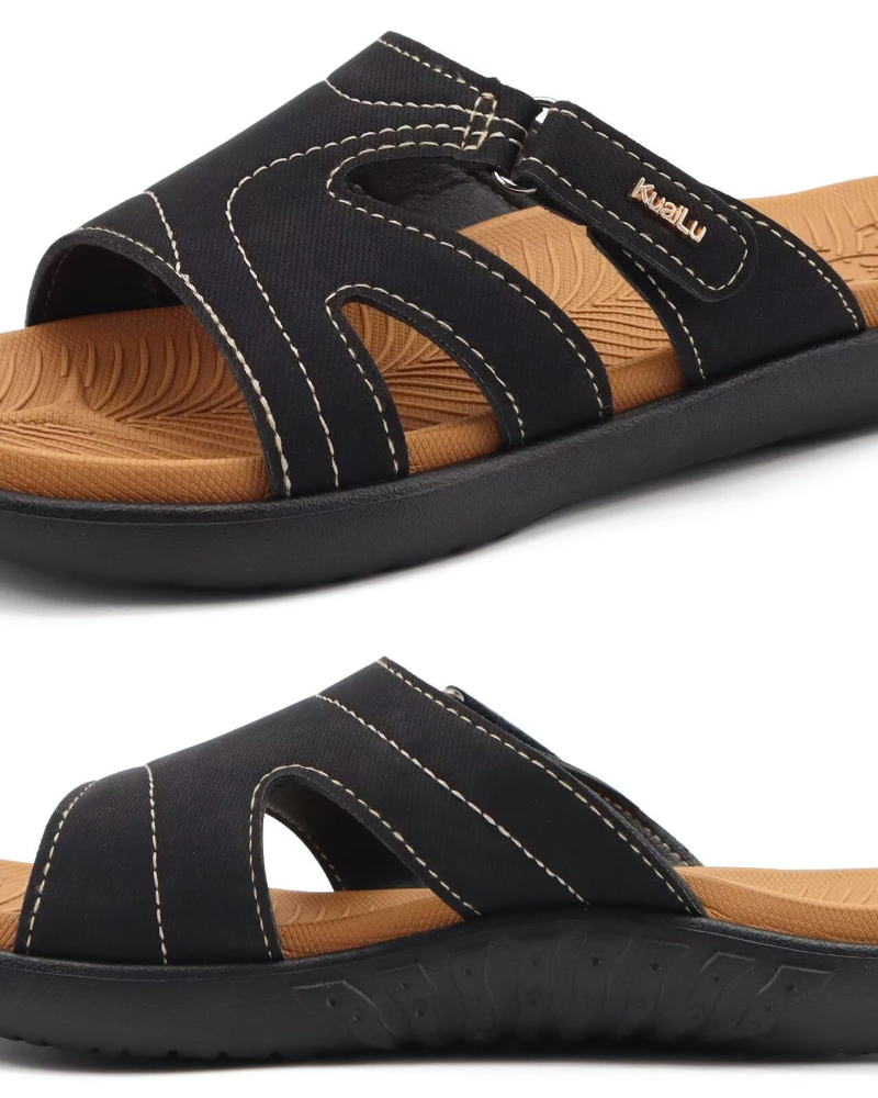 Olivia Women's Comfort Sandals – Adjustable Arch Support Summer Slide Sandals