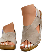 Isabella Women's Platform Sandals – Comfortable Slingback Wedge Summer Shoes