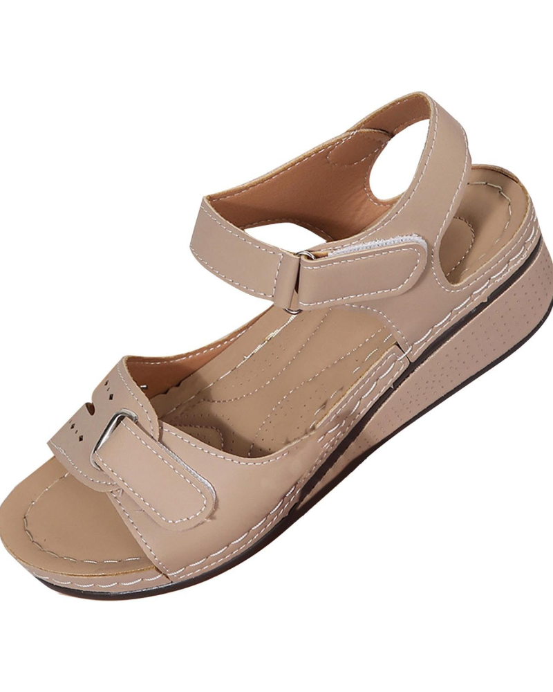Brooklyn Women's Platform Sandals – Arch Support Open Toe Walking Sandals