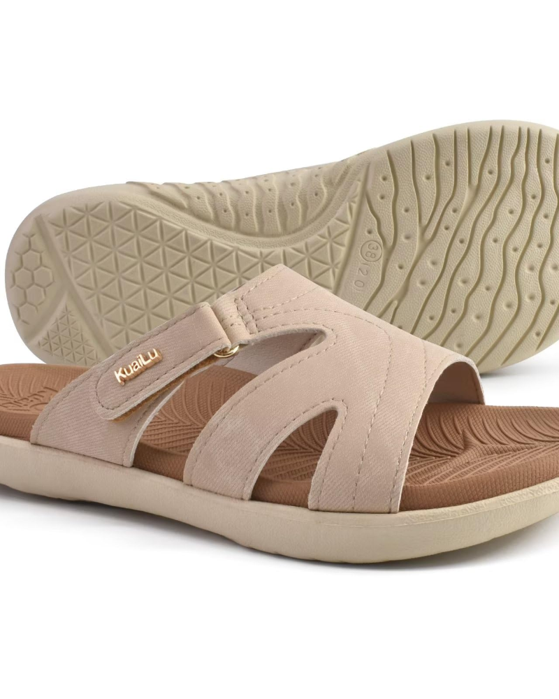 Olivia Women's Comfort Sandals – Adjustable Arch Support Summer Slide Sandals