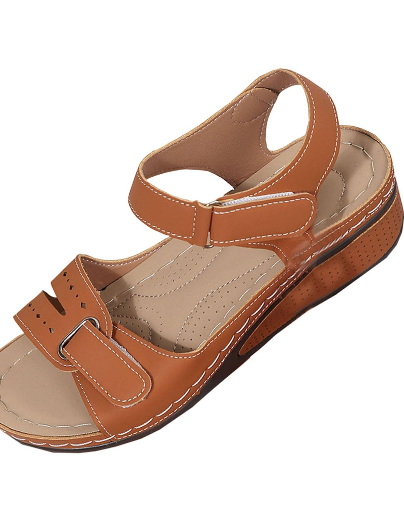 Brooklyn Women's Platform Sandals – Arch Support Open Toe Walking Sandals