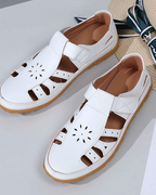 Asle Women's Closed Toe Sandals – Breathable Cutout Summer Comfort Shoes