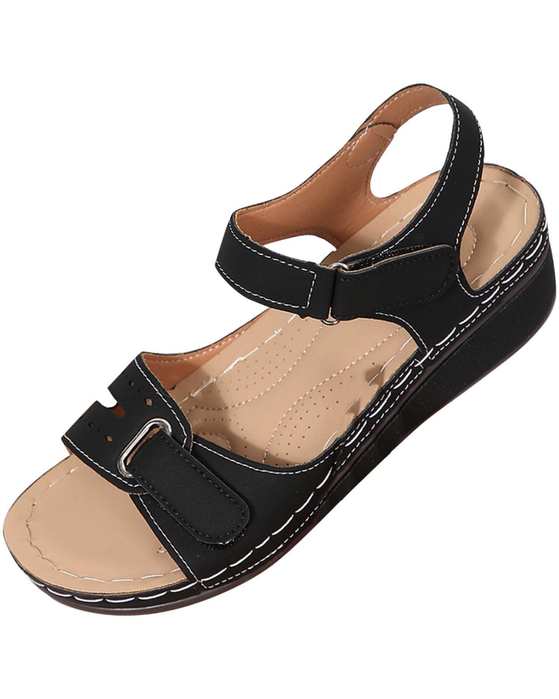 Brooklyn Women's Platform Sandals – Arch Support Open Toe Walking Sandals