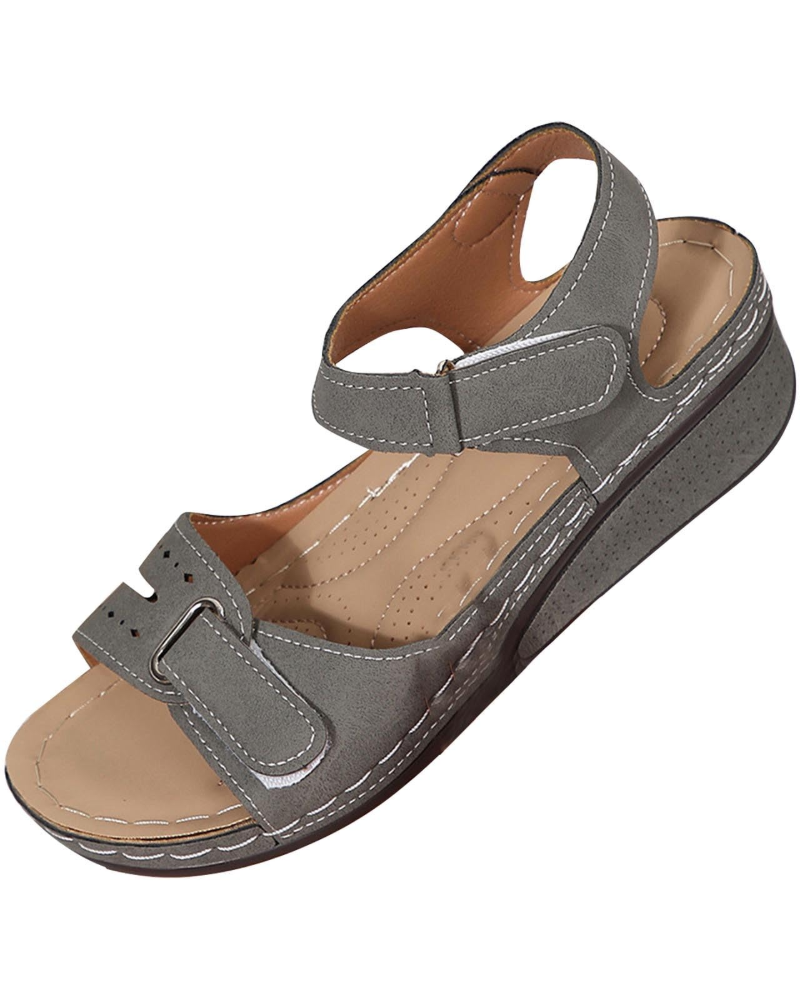 Brooklyn Women's Platform Sandals – Arch Support Open Toe Walking Sandals
